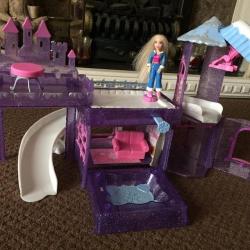 Polly Pocket Bundle- Cruise, Glitter Ski Resort & Mega Mall