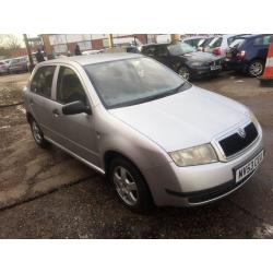 2004 SKODA FABIA 1.2 SILVER 5 DOOR 2 OWNERS FULL HISTORY