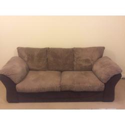 Brown sofa