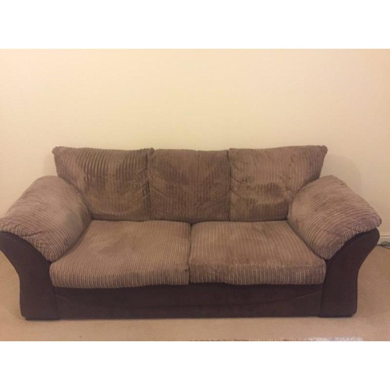 Brown sofa