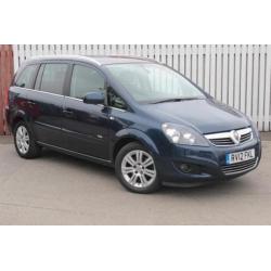 2012 Vauxhall Zafira 1.6i [115] Design 5 door Petrol People Carrier