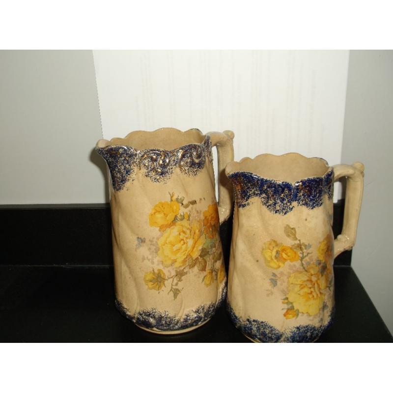 VICTORIAN STONEWARE JUGS