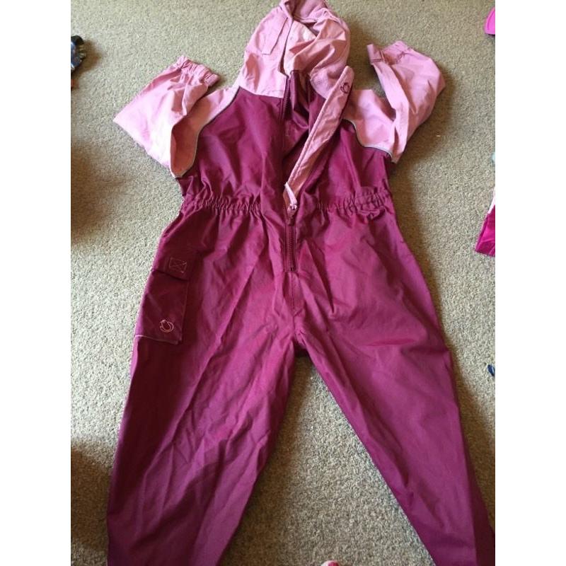 Hippy chick aged 3-4 years waterproof all in one suit