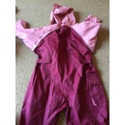 Hippy chick aged 3-4 years waterproof all in one suit