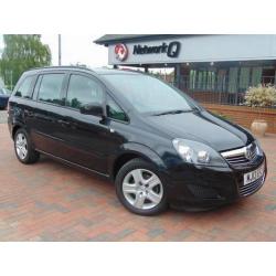 2013 Vauxhall Zafira 1.6i [115] Exclusiv Nav 5 door Petrol People Carrier