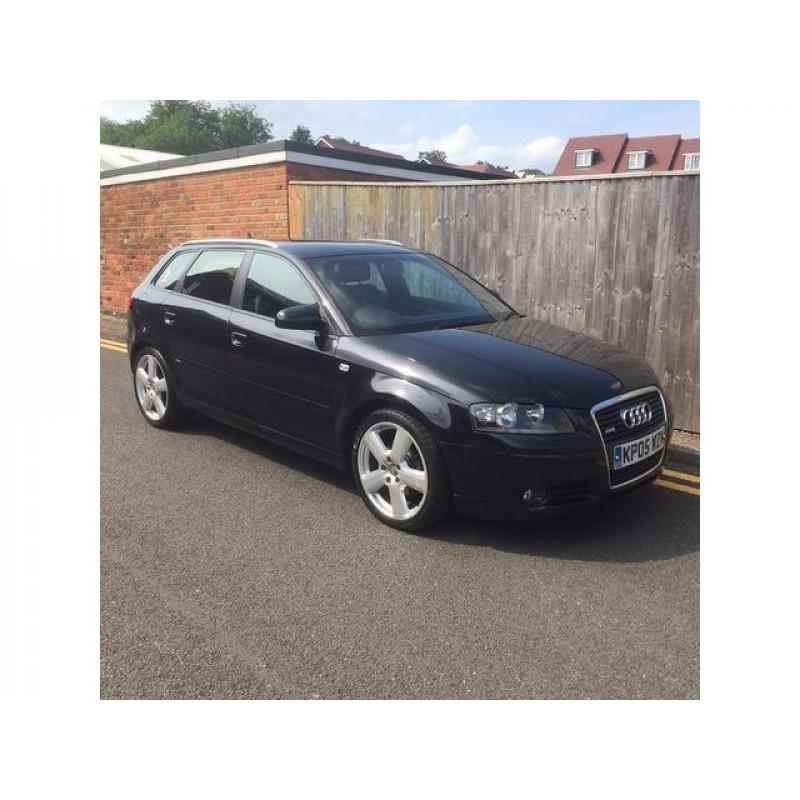 Audi A3 2.0 TDI S Line Sportback DSG 5dr 2005 05 REG ONLY 51K LADY OWNER RECENT CAMBELT REPLACEMENT