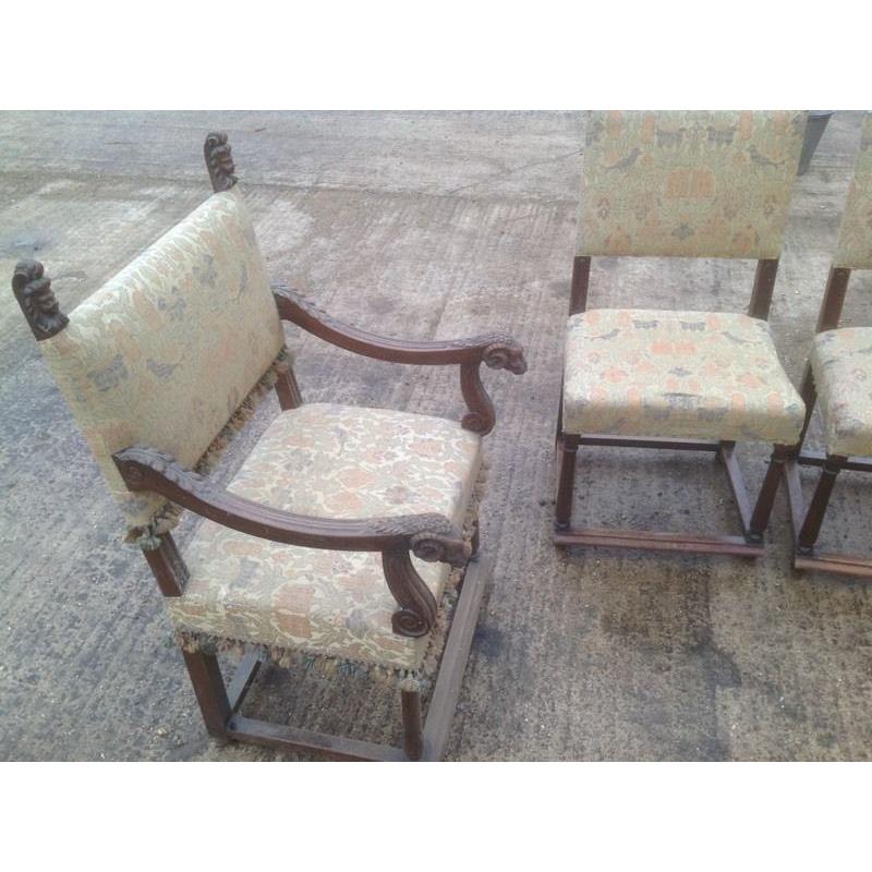 SET OF TEN BANQUETING DINING CHAIRS