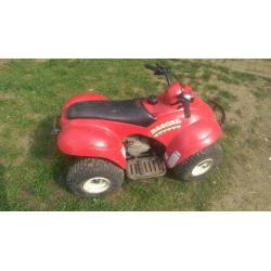 Eton rascal kids quad bike runs well just needs a new pull starter