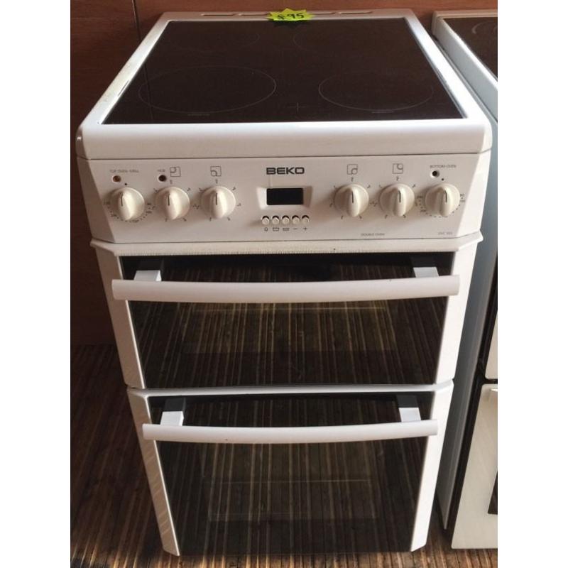 Refurbished beko dvc565 electric cooker-3 months guarantee!