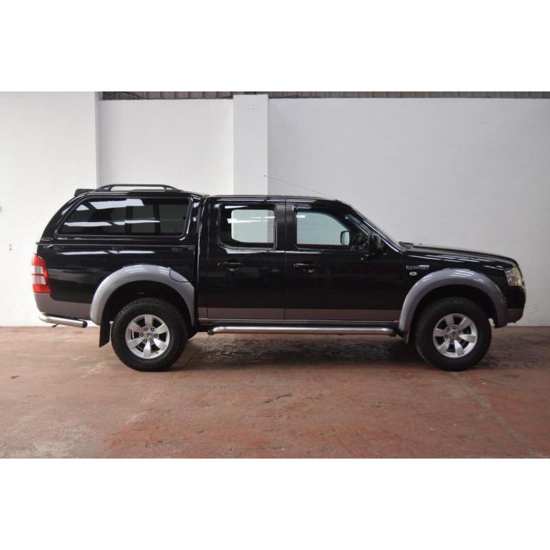 2007 Ford Ranger 2.5TDCi 143bhp 4x4 XLT Double Cab -REAR CANOPY-SIDE BARS-NO VAT