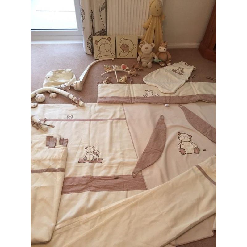 Mamas and papas bedding set massive see list cot bed grow bag mobile