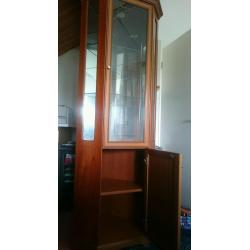 Corner display cabinet