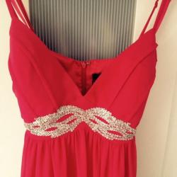 Stunning fuscia/red babydoll dress