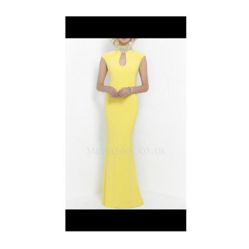 Beautiful Lemon Yellow Prom/Formal Dress