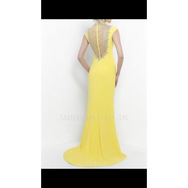 Beautiful Lemon Yellow Prom/Formal Dress