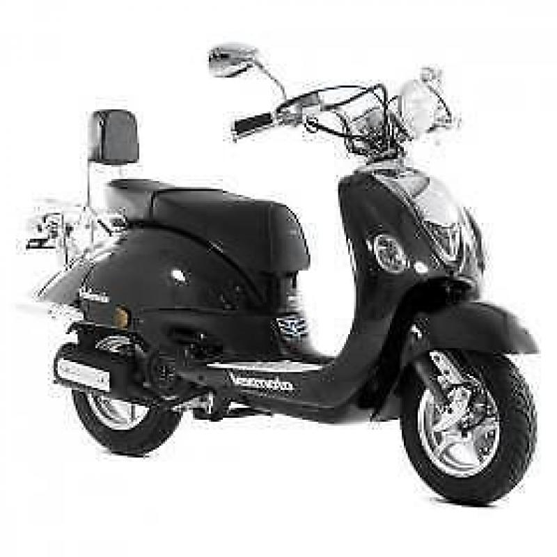 Lexmoto Valencia 50cc, 2015, New & Unused, Black or White, Finance Available