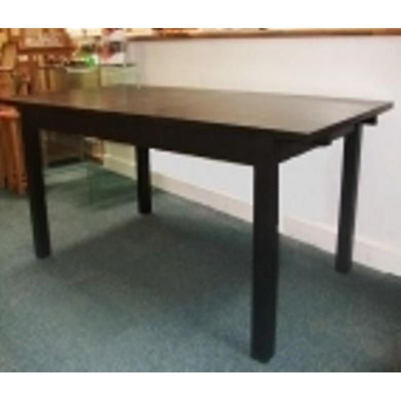 BLACK ASH EFFECT EXTENDING TABLE NEW