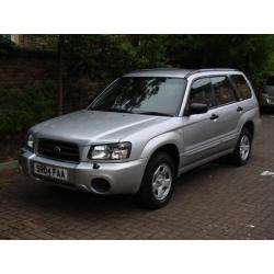 EXCELLENT 4x4!! 2004 SUBARU FORESTER X 2.0 5dr AWD, 1 YEAR MOT, HALF LEATHER,