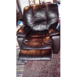 Leather Recliner Armchair