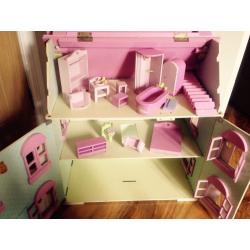 Dolls house Elc plus furniture