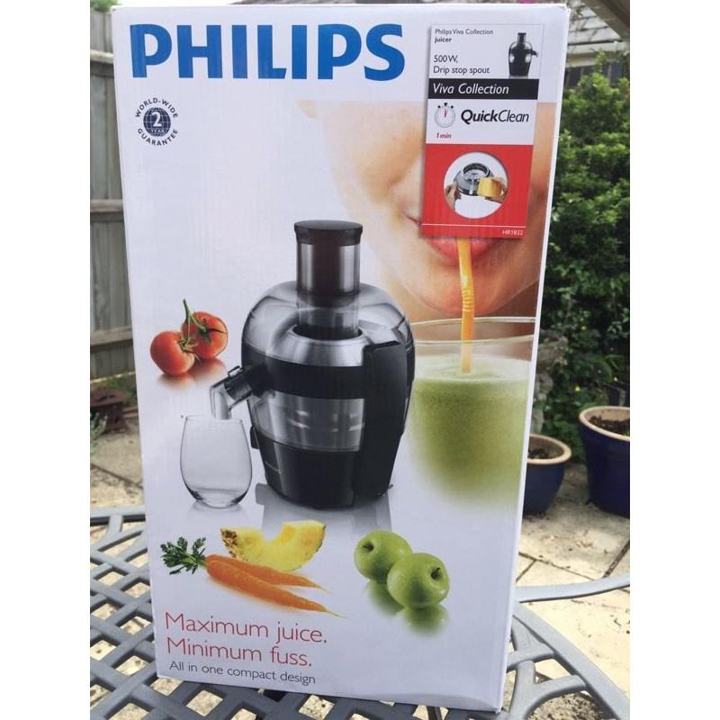 Juicer. Philips Viva Collection. Brand new in box.