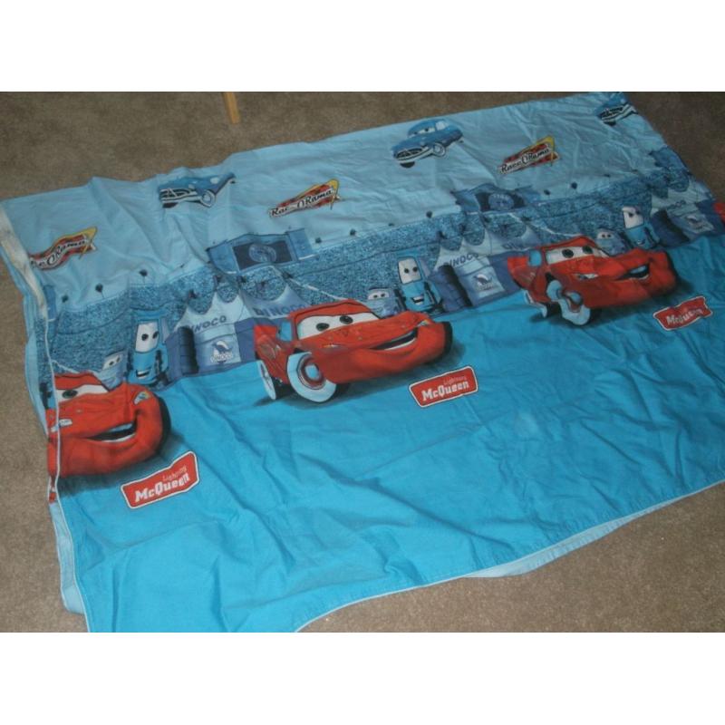 cars doudle quilt cover sheet and pillow slips for sale