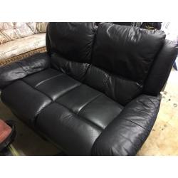 Black Leather Recliner