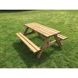 6 seater picnic benches