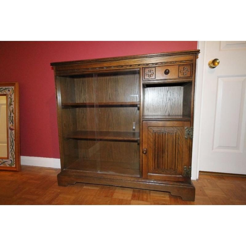 Old Charm Bookcase with Cupboard & Drawer - Delivered UK Mainland