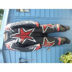 RST Motorcycle leathers, one piece leathers, UK size 48