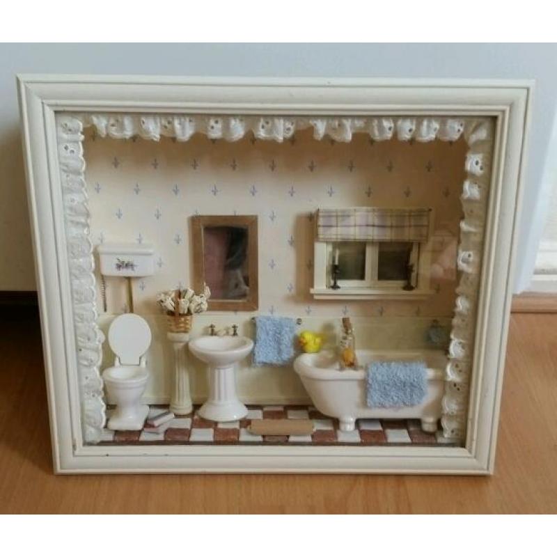 RETRO / VINTAGE - SHADOW BOX DIARAMA x 4