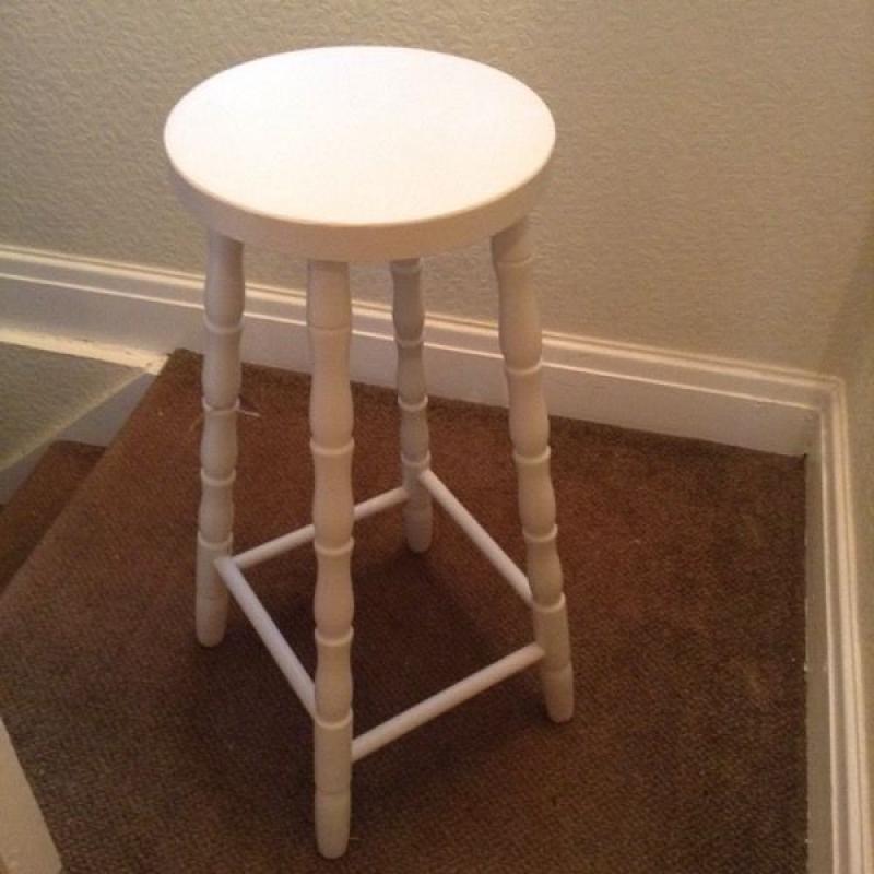 Shabby chic farmhouse stool