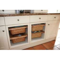 Kitchen dresser unit. Good condition with granite type worktop and breakfast bar if required.