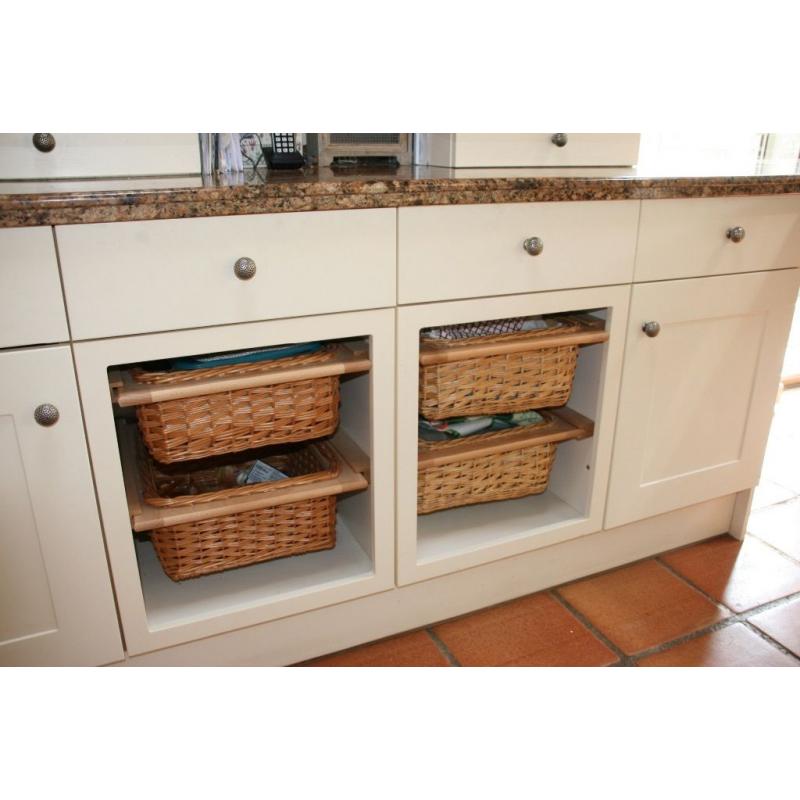 Kitchen dresser unit. Good condition with granite type worktop and breakfast bar if required.