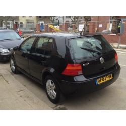 VOLKSWAGEN GOLF 1.4 BLACK MATCH 2003 - MOT PASSED PREVIOUS MONTH - 95K