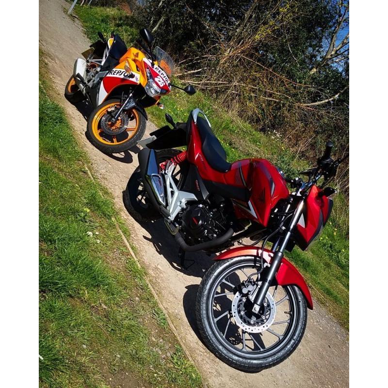 CB125F 2016 very low mileage /swaps