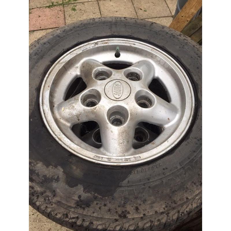 Land Rover discovery 1 alloys x5