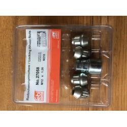 Locking wheel nuts , never been used .