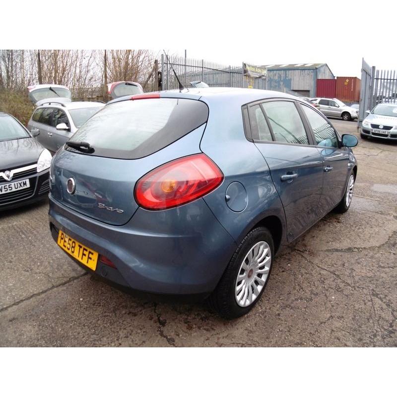 Fiat Bravo 1.4 T-JET 120 ACTIVE (1 OWNER + FULL SERVICE HISTORY + LONG MOT) (blue) 2008