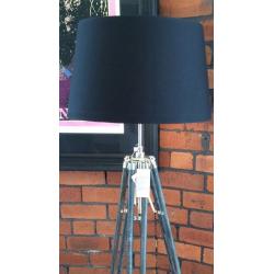 Designer Tripod Floor Lamps X2 Brand New. Red Brick Mill Design Quarter.