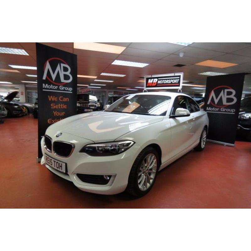 2015 BMW 2 SERIES 218d SE [Start Stop] Step Auto Sat Nav Bluetooth Audio