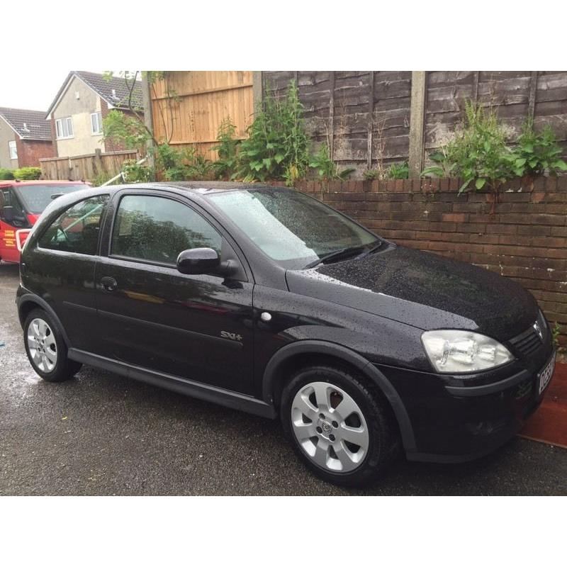 Vauxhall corsa c sxi+ 2006 black