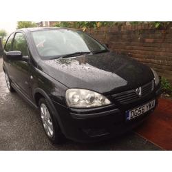 Vauxhall corsa c sxi+ 2006 black