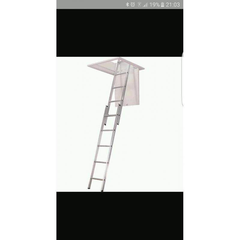 Extendable loft ladders