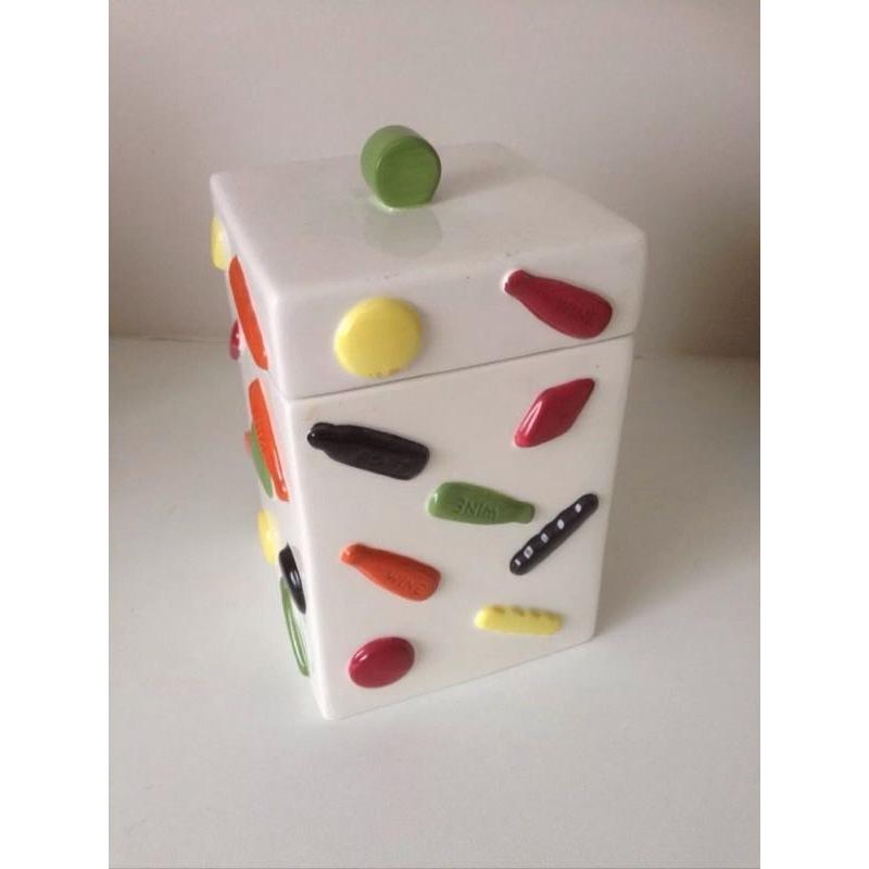 Two liquorice allsorts cookie jars will sell separately if required