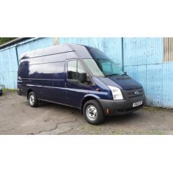 2013 FORD TRANSIT JUMBO 4 METER VAN 125 BHP,METALIC BLUE,SIX SPEED,84K,cars