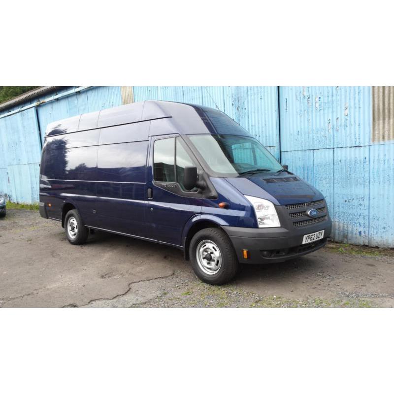 2013 FORD TRANSIT JUMBO 4 METER VAN 125 BHP,METALIC BLUE,SIX SPEED,84K,cars