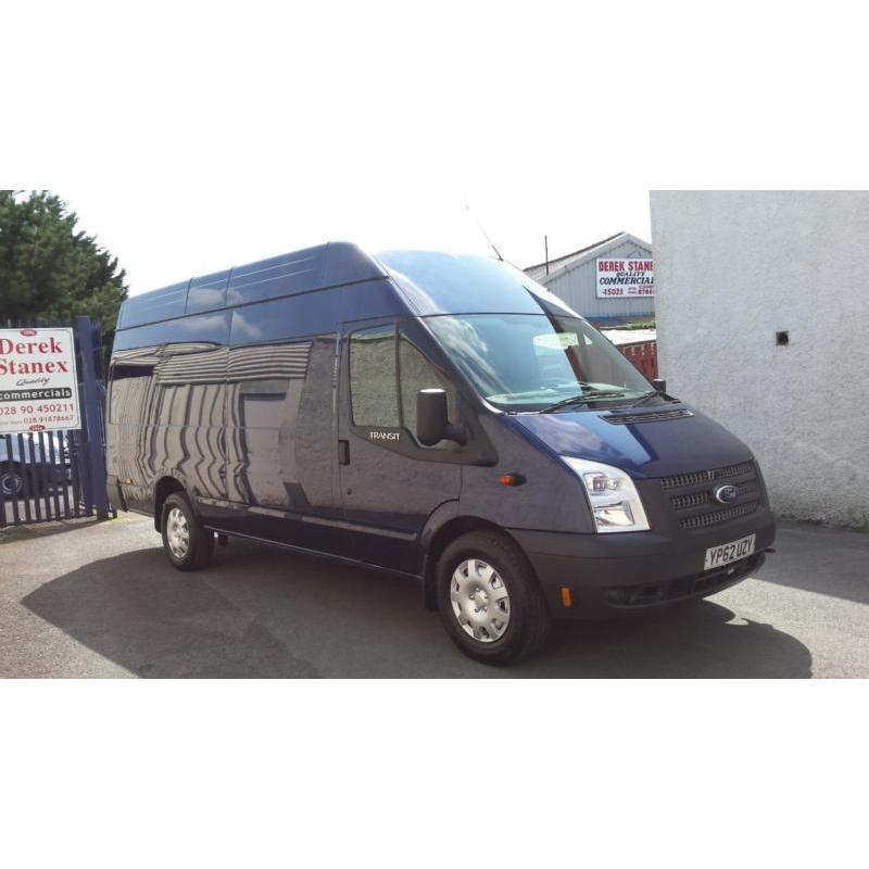 2013 FORD TRANSIT JUMBO 4 METER VAN 125 BHP,METALIC BLUE,SIX SPEED,84K,cars