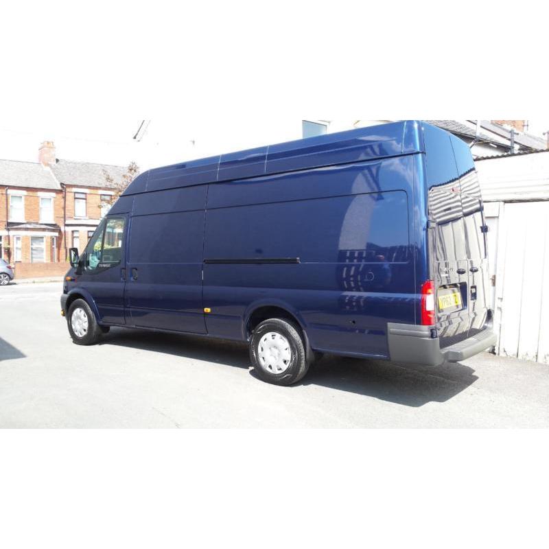 2013 FORD TRANSIT JUMBO 4 METER VAN 125 BHP,METALIC BLUE,SIX SPEED,84K,cars