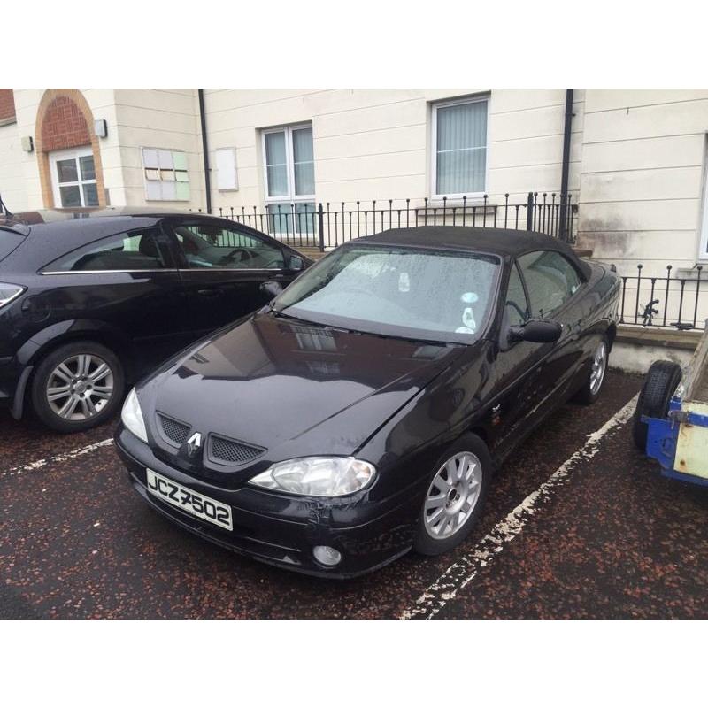 RENAULT MAGANE CONVERTIBLE FOR PARTS